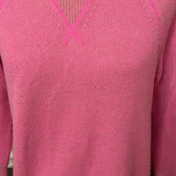 J Crew Pink Crew neck Sweater size Medium - Picture 2 of 7